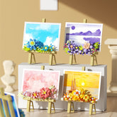 Building Block Easel 357pcs-Purple